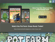 Tablet Screenshot of potfarmgrassroots.com